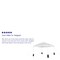 Emma and Oliver Ukko 10'x10' Weather Resistant, UV Coated Pop Up Canopy Tent with Sandbags and Wheeled Case